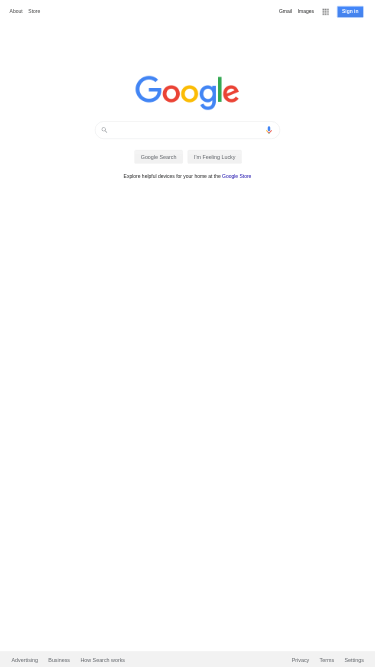 Google Search Screenshot - Mobile View