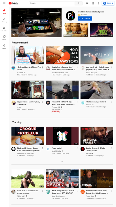 YouTube Screenshot - Mobile View