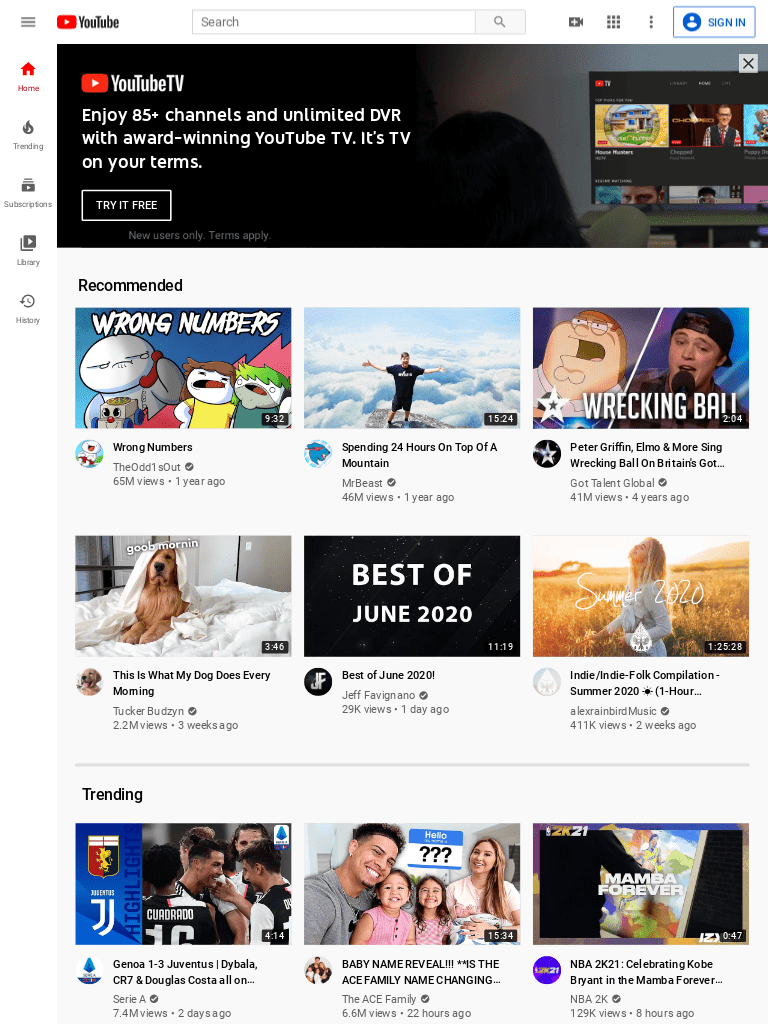 iPad tablet (768x1024) website screenshot example