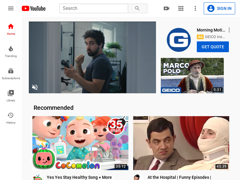 Small desktop browser (800x600) website screenshot example