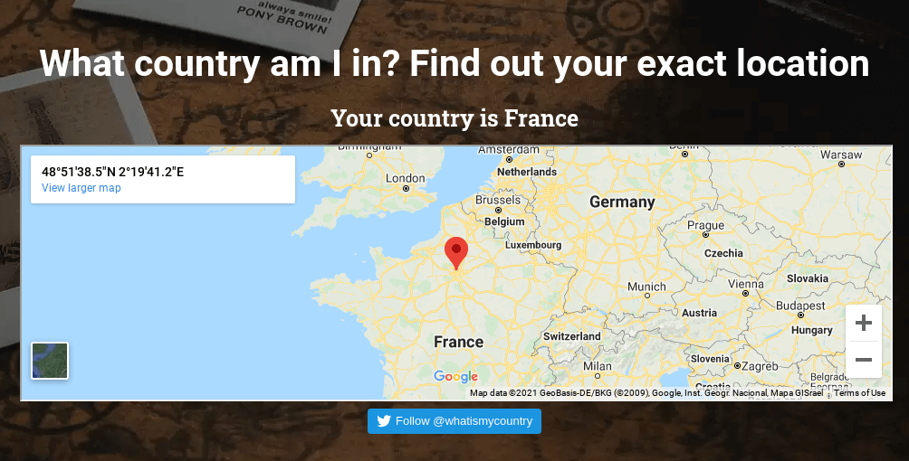 Website screenshot captured from France Central region server