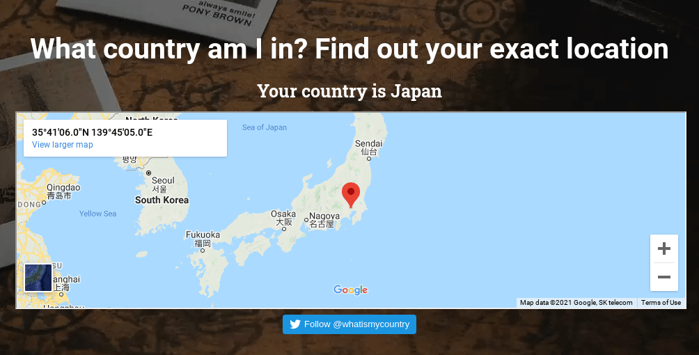 Screenshot from Japan East