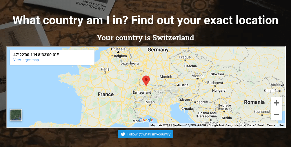 Website screenshot captured from Switzerland North region server